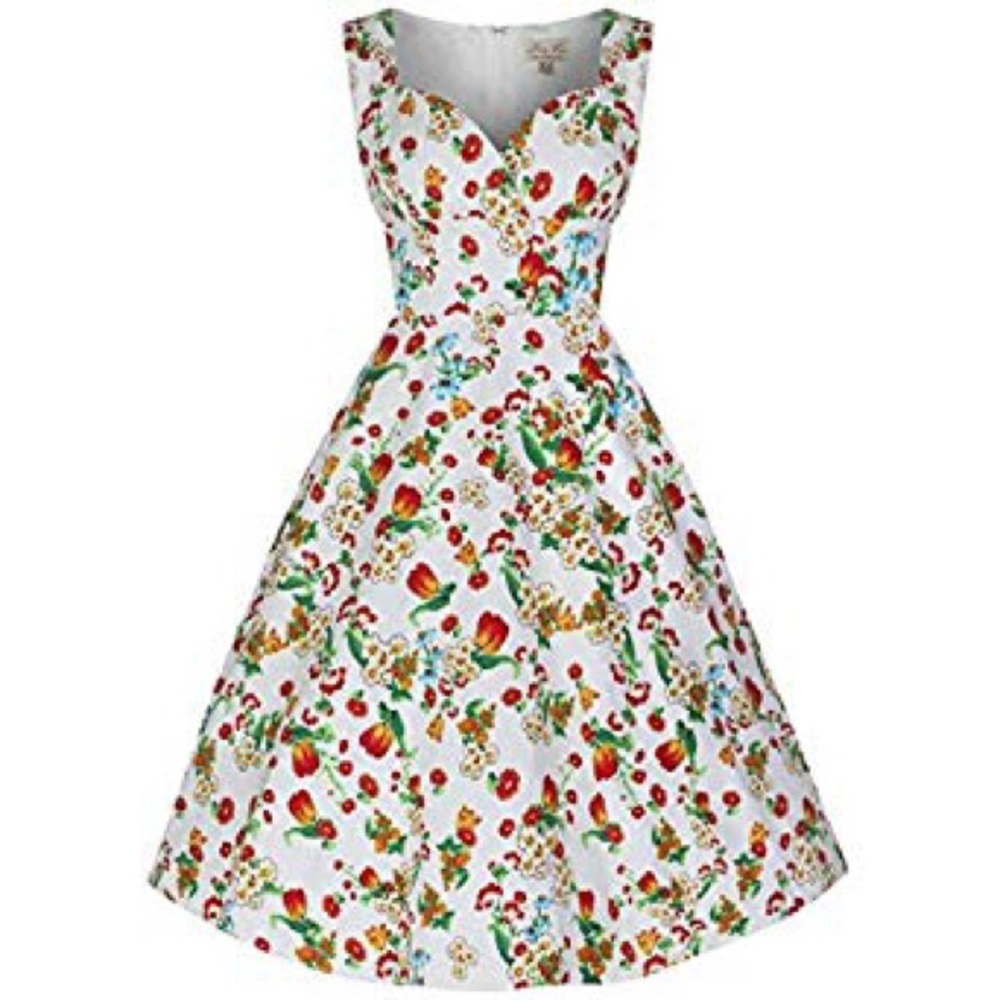 Layla Red Tulip Dress